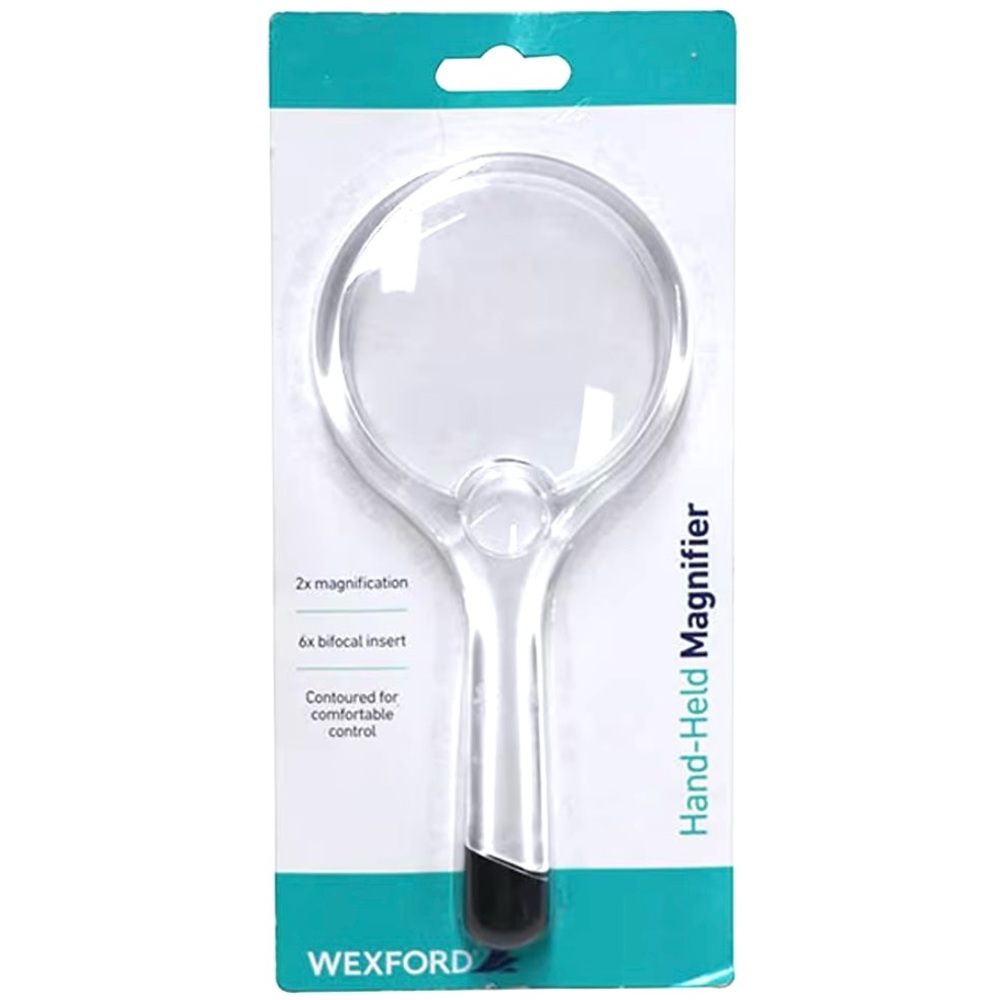 🆕 Wexford Hand Held Magnifier 7.6 x 3.6 x 0.5 inch
